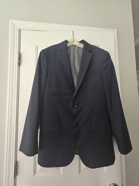 Madison Dark Navy Two-Button Men's Suit Blazer